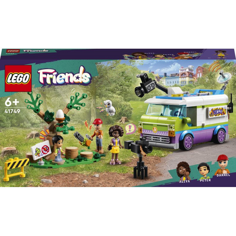 Konstruktorius LEGO Friends Newsroom Van 41749 - 1