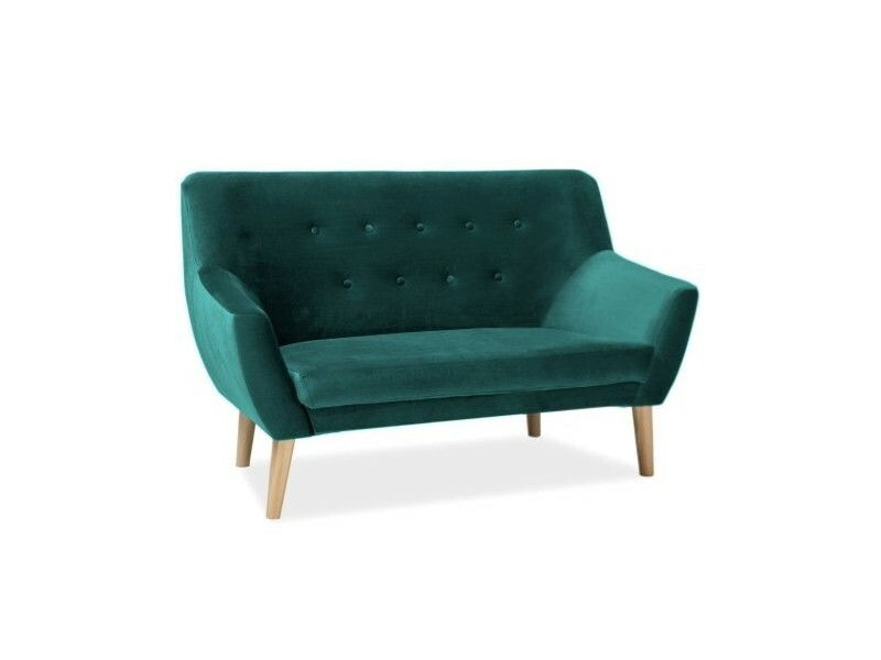 Sofa NORDIC 2 VELVET, žalia-0