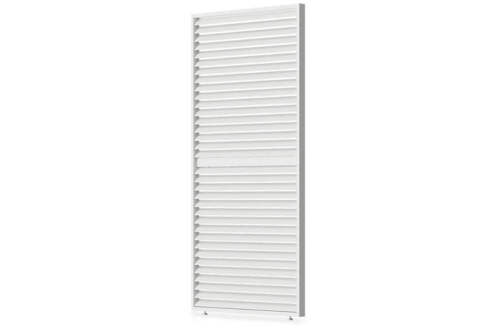 Reguliuojama horizontali žaliuzių panelė pavėsinėms Pergola ELEGANCE / DELUXE / FUSION 1.3 m, balta (123,5 cm)-1