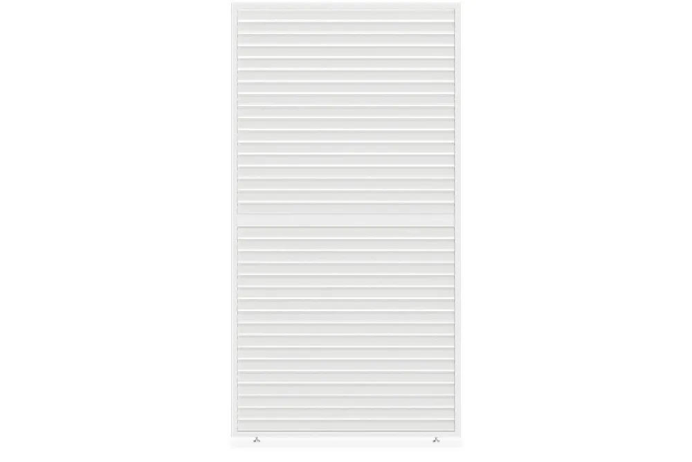 Reguliuojama horizontali žaliuzių panelė pavėsinėms Pergola ELEGANCE / DELUXE / FUSION 1.3 m, balta (123,5 cm)-0