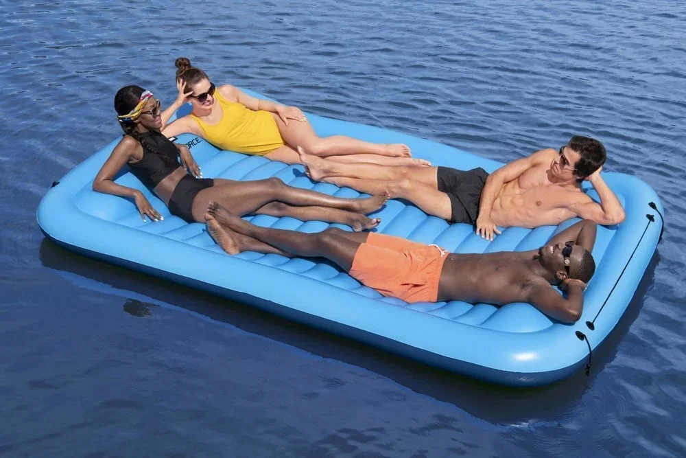 Pripučiamas vandens čiužinys HYDRO-FORCE Soaker Floating Platform, 290 x 191 cm - 5