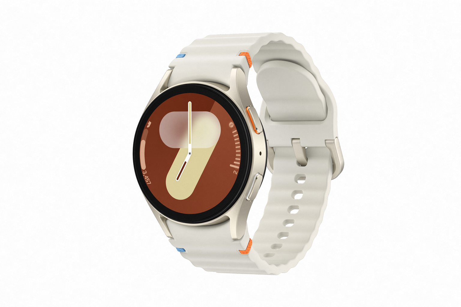 Išmanusis laikrodis Samsung Galaxy Watch 7, LTE, 40 mm, kreminė-1
