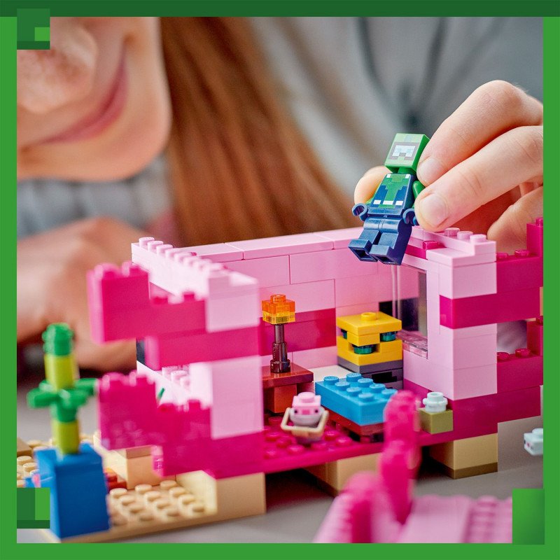 Konstruktorius LEGO Minecraft The Axolotl House 21247 - 4