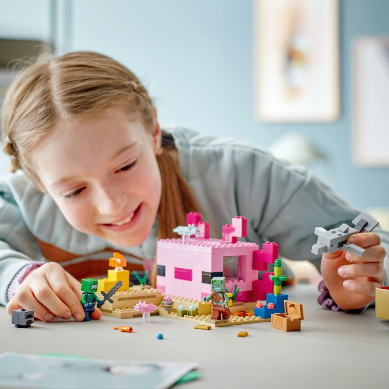 Konstruktorius LEGO Minecraft The Axolotl House 21247 - 5