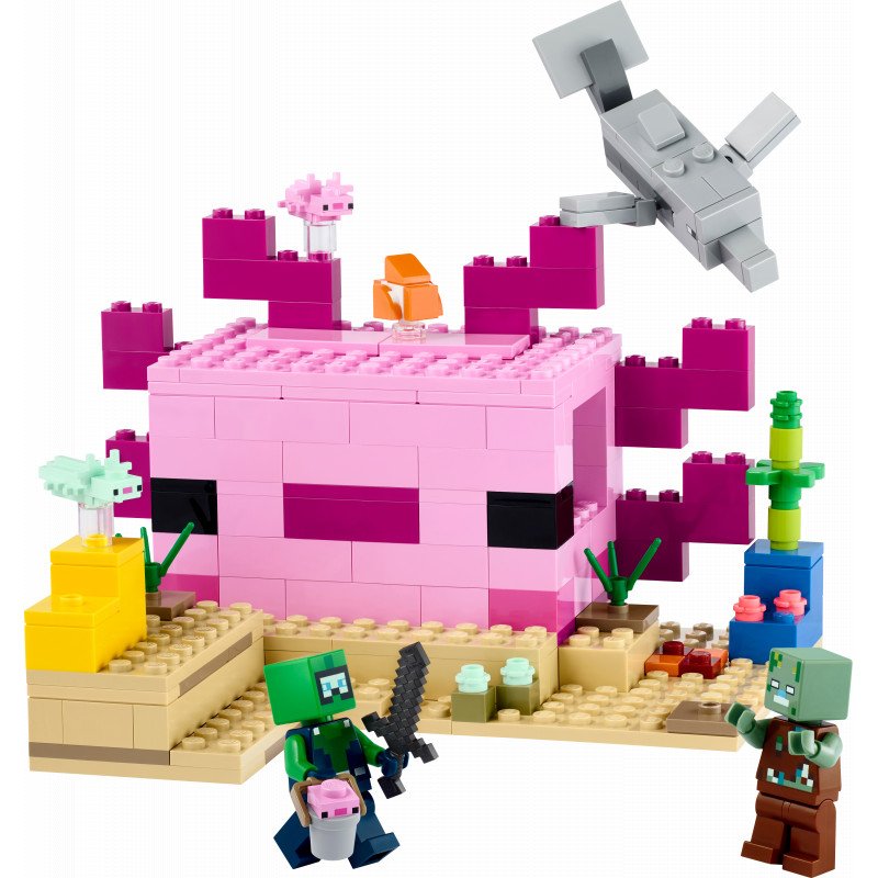 Konstruktorius LEGO Minecraft The Axolotl House 21247 - 3