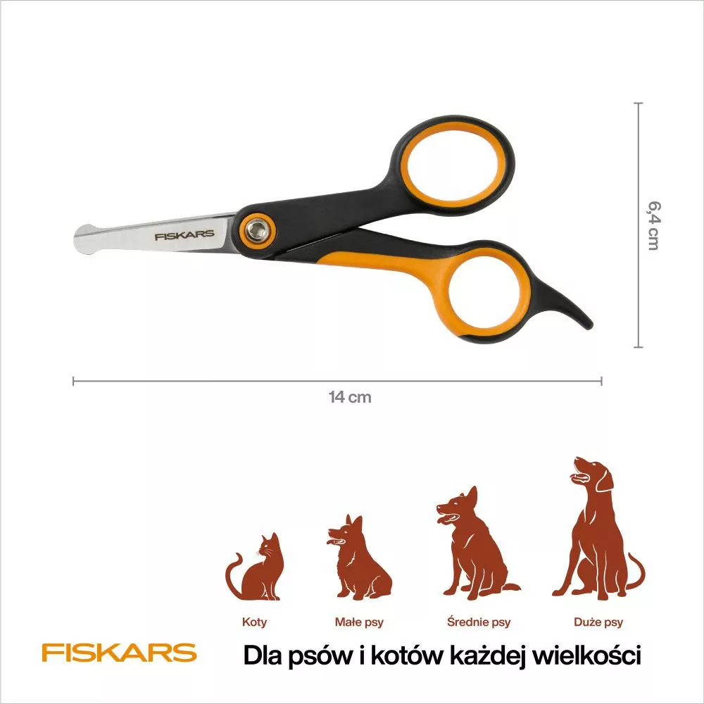 Žirklės naminiams gyvūnams FISAKRS, apvalios-1