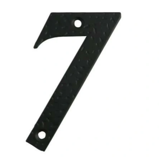 Namo numeris 7, 100 mm., juodos sp.-0