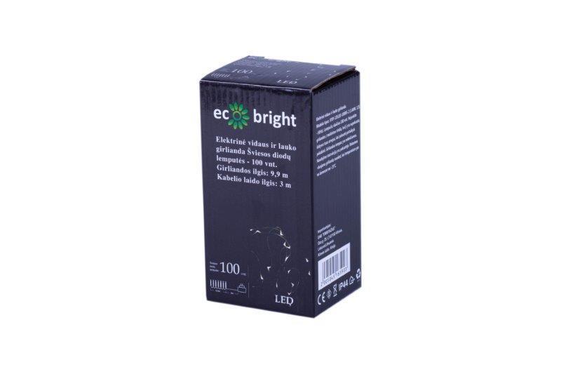 Elektrinė girlianda COPPER WIRE, 100 LED, IP44, 1,68 W, 12 V, šiltai balta, 12.9 m - 3