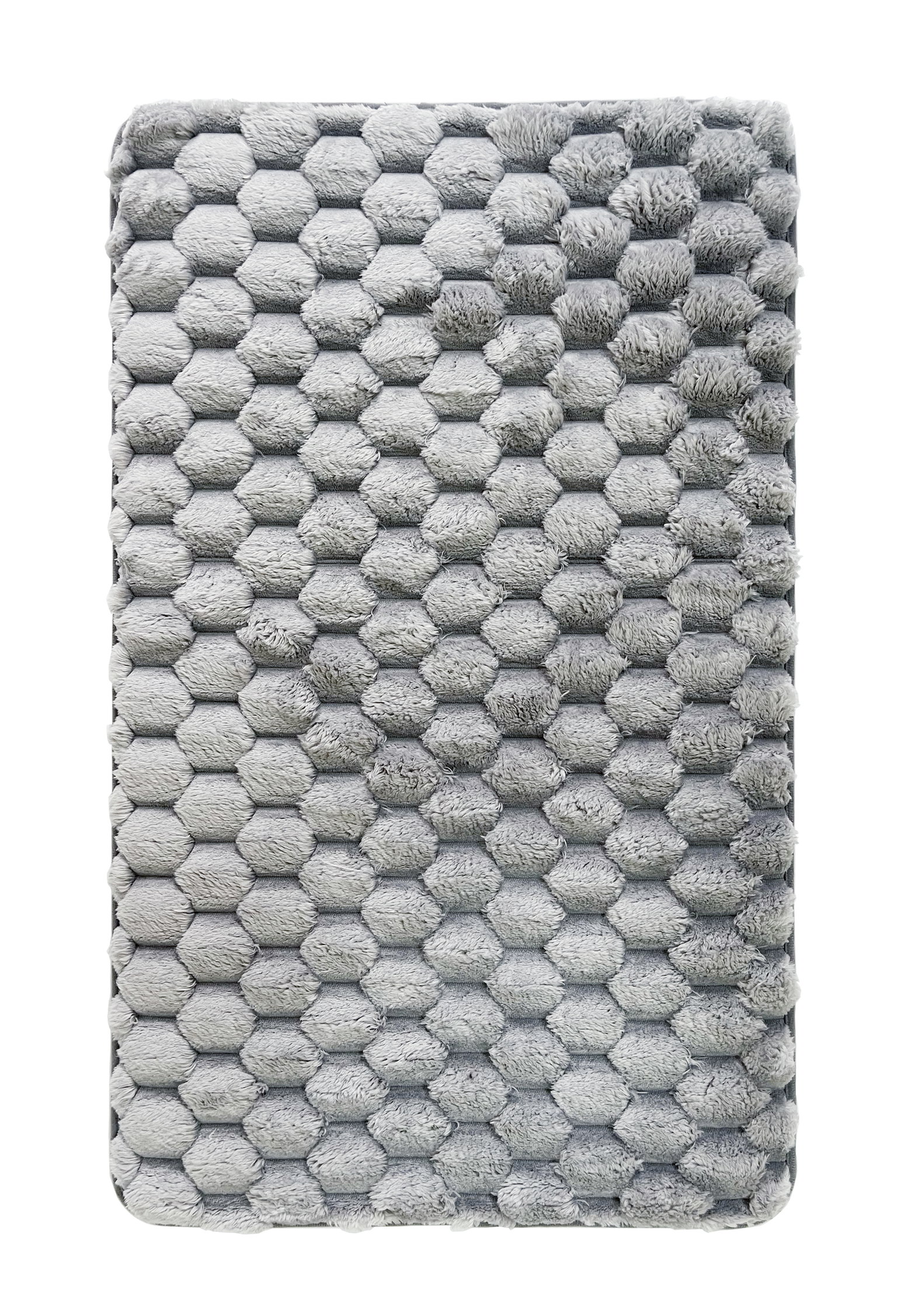 Vonios kilimėlis BENEDOMO FOAM KORIUKAI, šv. pilkos sp., poliester., 50 x 80 cm-0