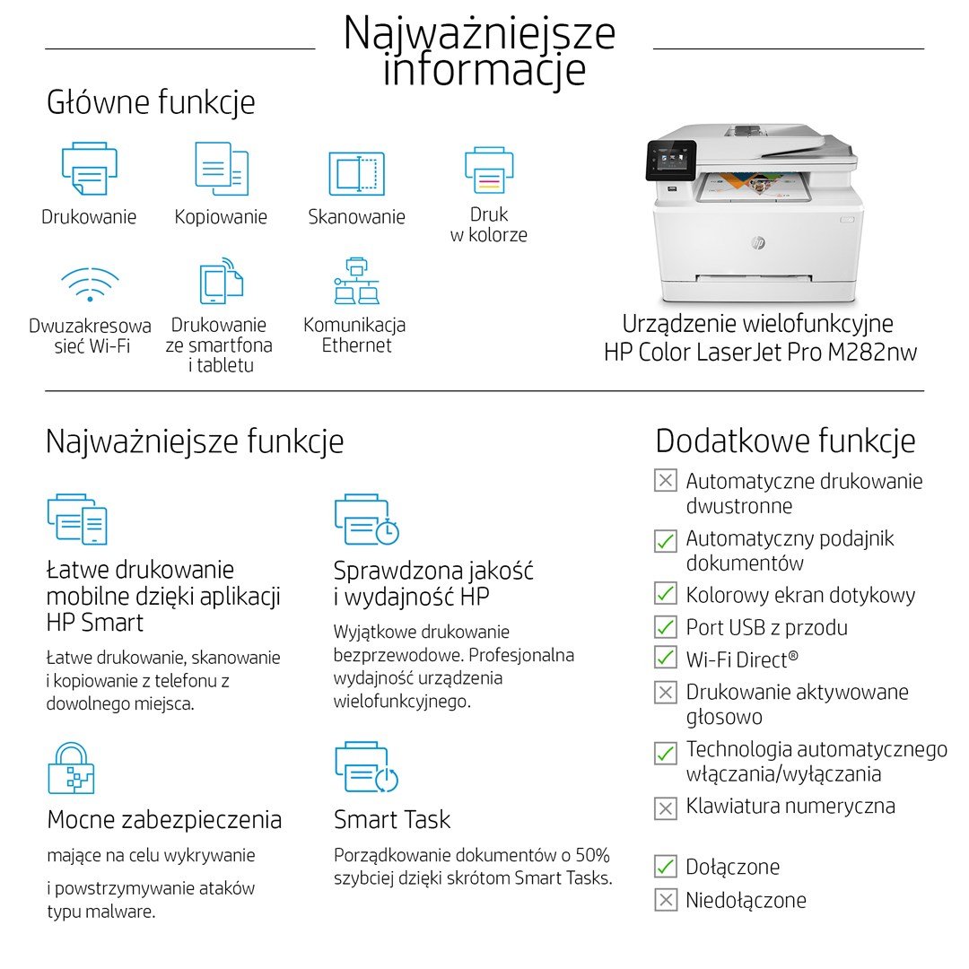 Daugiafunkcis spausdintuvas HP LaserJet Pro M282NW - 7