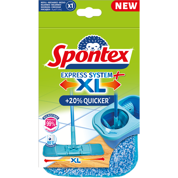 Šluostė SPONTEX Express system XL, 1 vnt-0