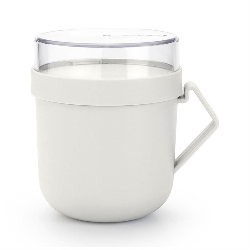 Puodelis sriubai BRABANTIA Make & Take, šv. pilkos sp., 0, 6 l - 3