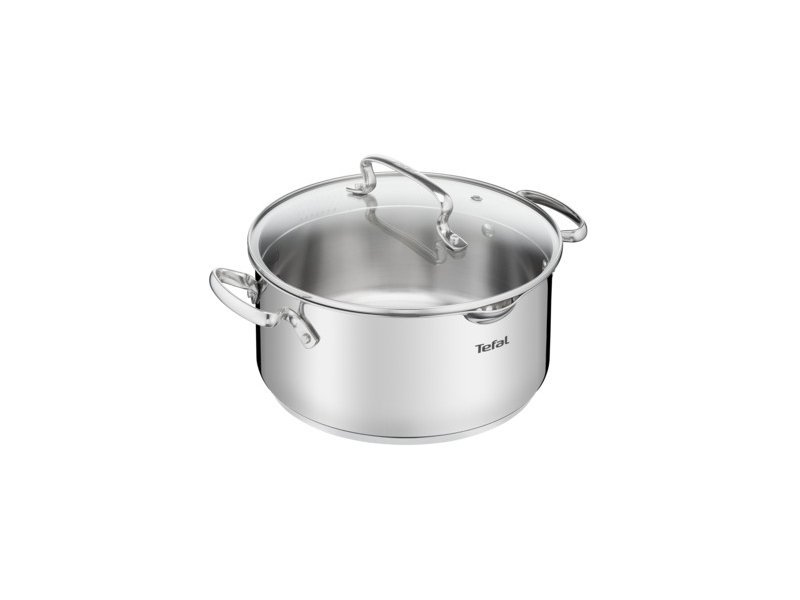 Nerūdijančio plieno puodas TEFAL DUETTO PLUS, su dangčiu, 24 cm - 3