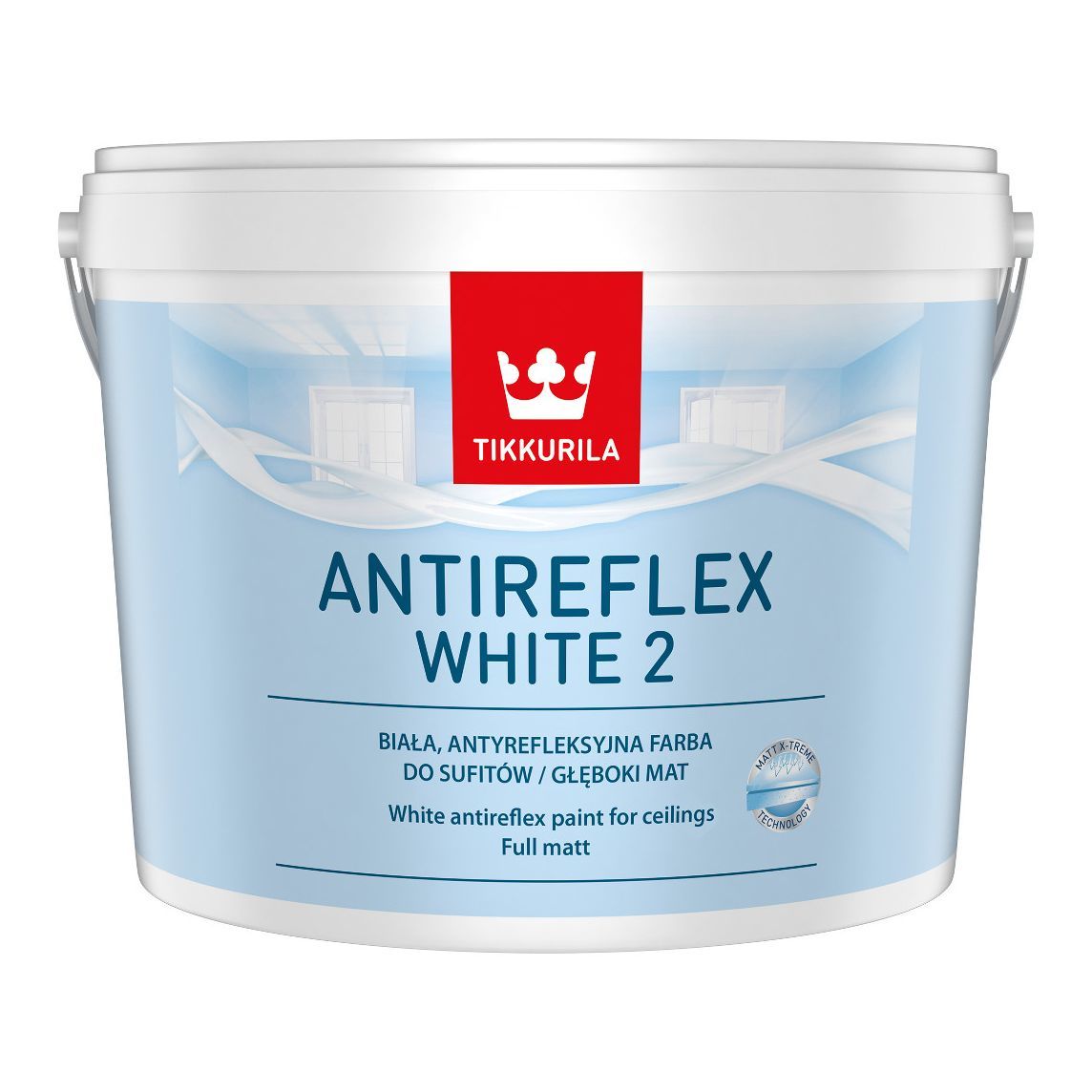 Lubų dažai TIKKURILA ANTI REFLEX WHITE 2, visiškai matiniai, baltos sp., 3 l-0
