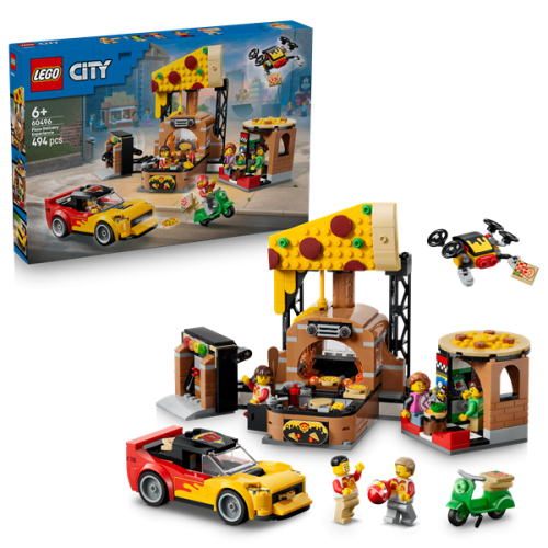 Konstruktorius LEGO City Pizza Delivery Experience With Vehicles - 2