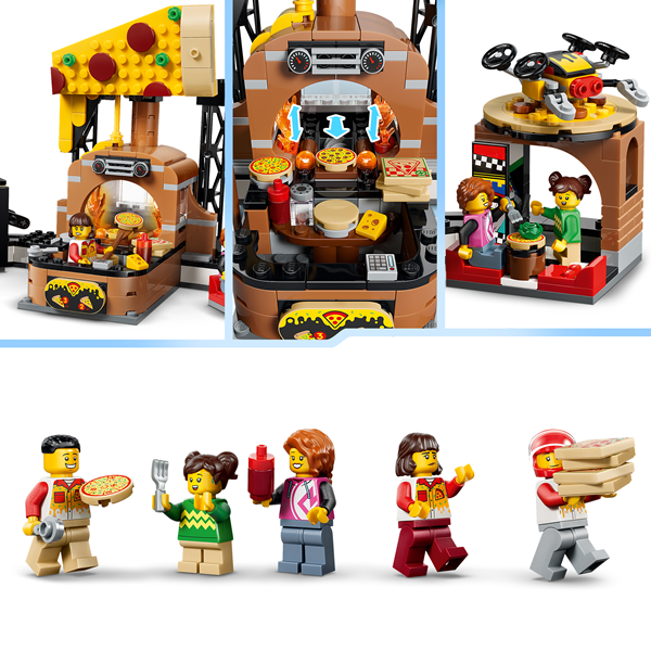 Konstruktorius LEGO City Pizza Delivery Experience With Vehicles - 3