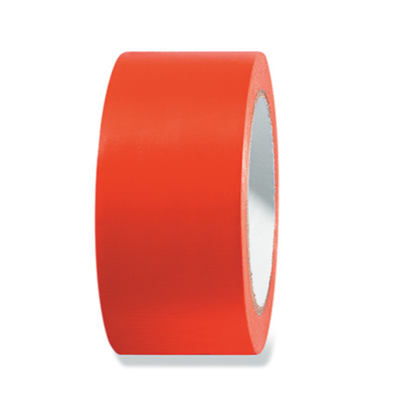 PVC juosta CE, oranžinės sp. 0,050 x 33m-0